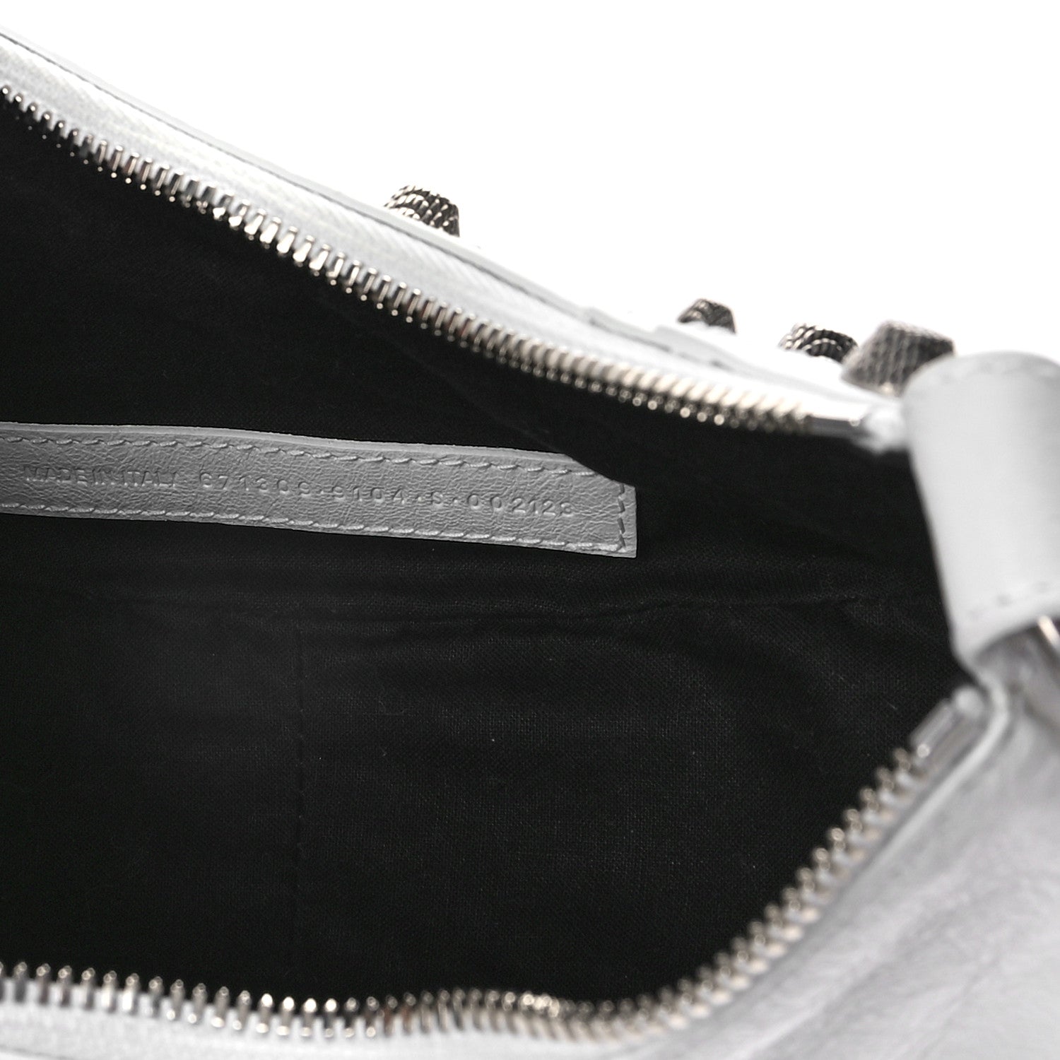 Balenciaga Agneau Arena Le Cagole Shoulder Bag XS Optic White 5 of 12
