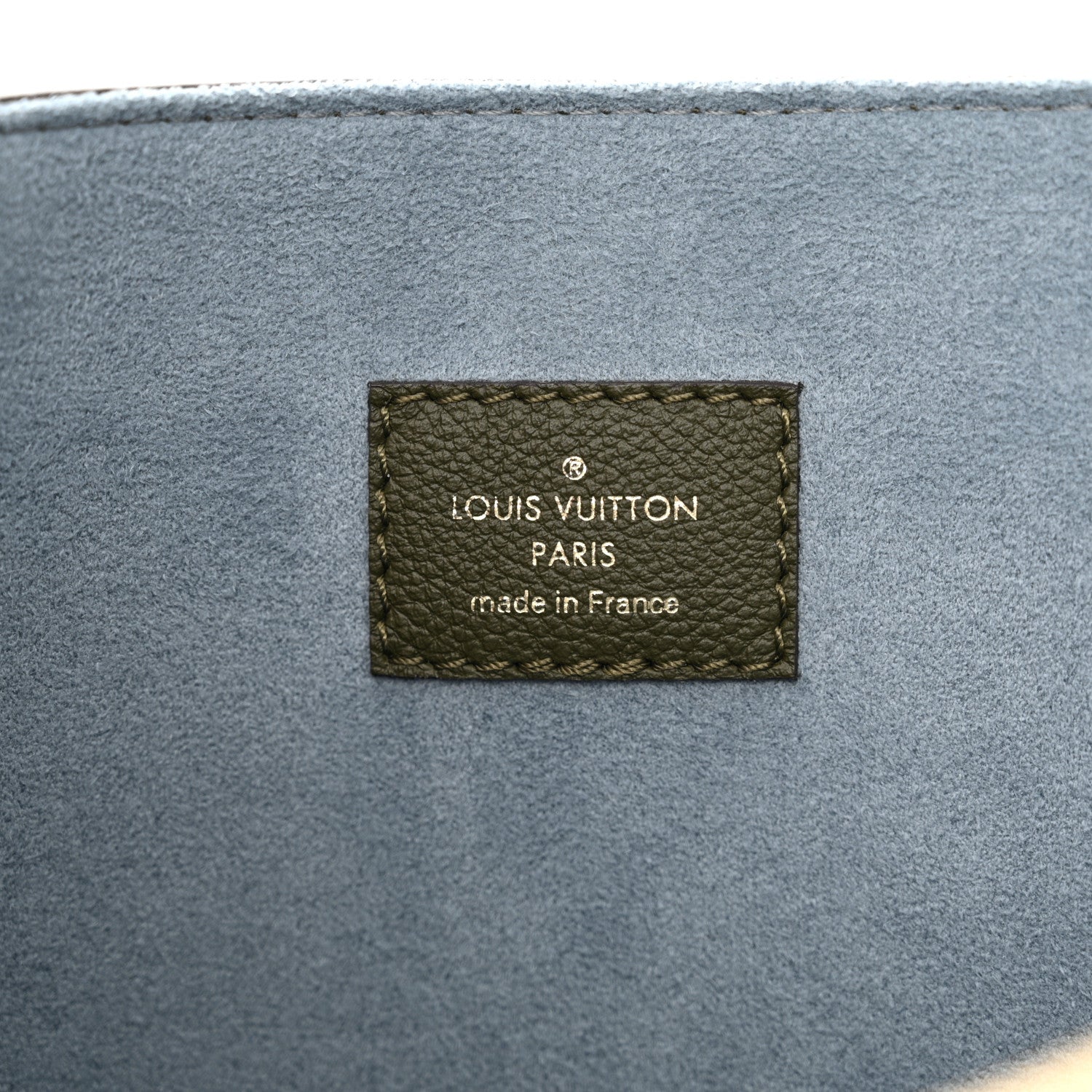 Louis Vuitton Grained Calfskin Lockme Shopper Kaki 6 of 9
