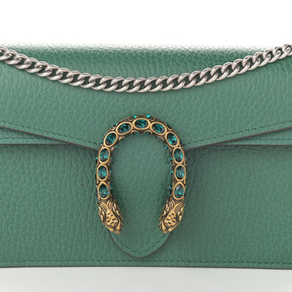 Gucci Calfskin Super Mini Dionysus Shoulder Bag Emerald 7 of 9