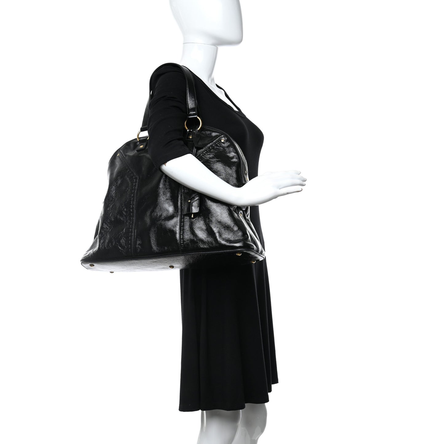 Patent Oversized Muse Black