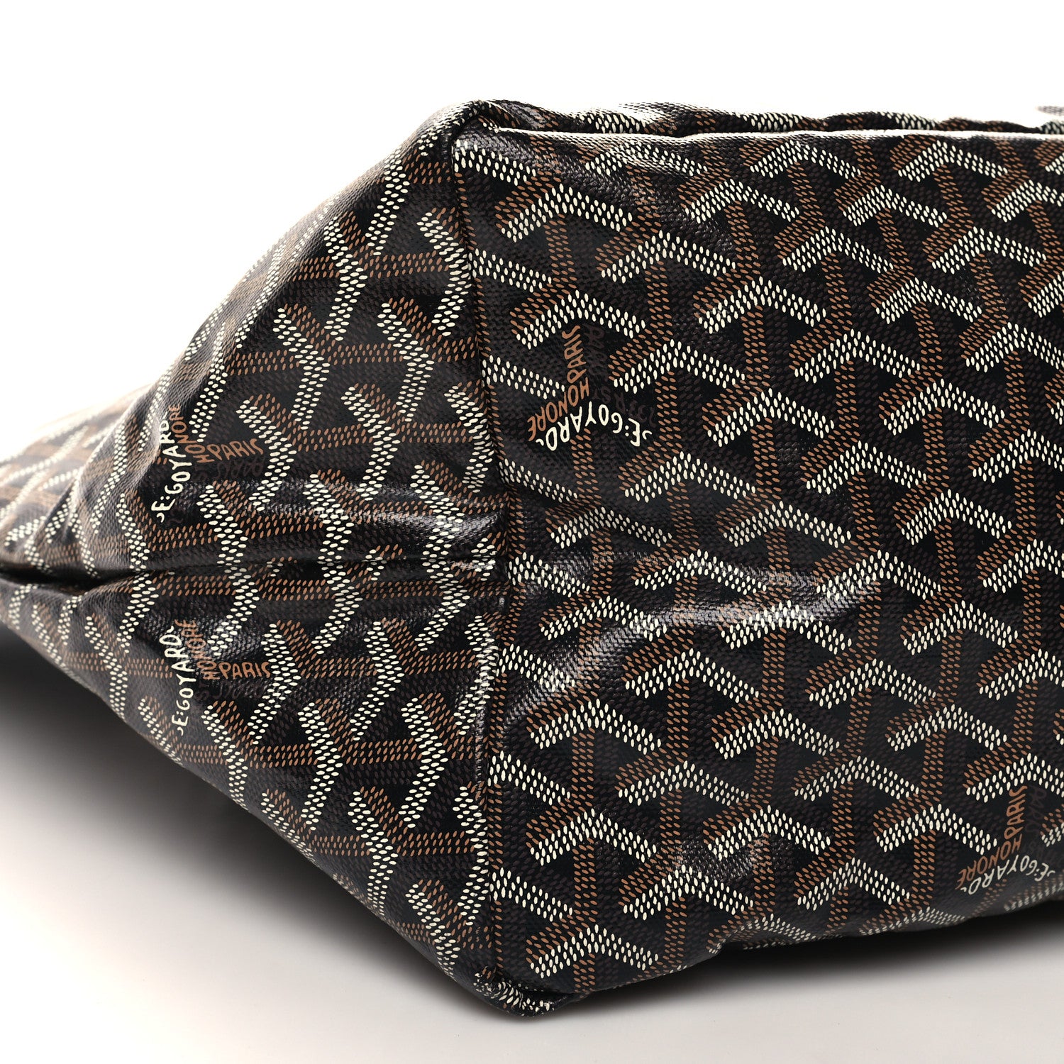 Goyard Goyardine Saint Louis GM Black Gold 9 of 10