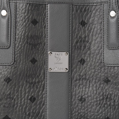 MCM Visetos Medium Liz Reversible Shopper Tote Phantom Grey 13 of 16