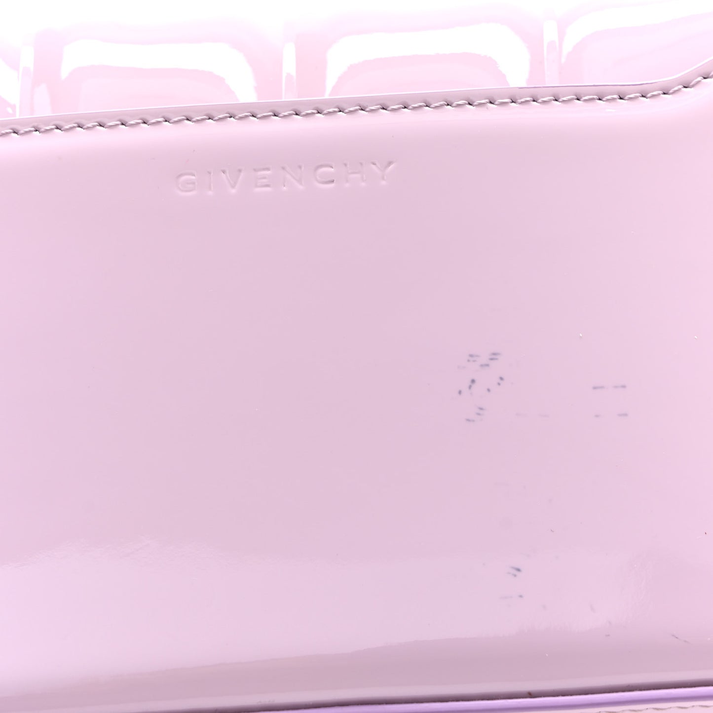 Patent 4G Small Padded Crossbody Bag Lilac