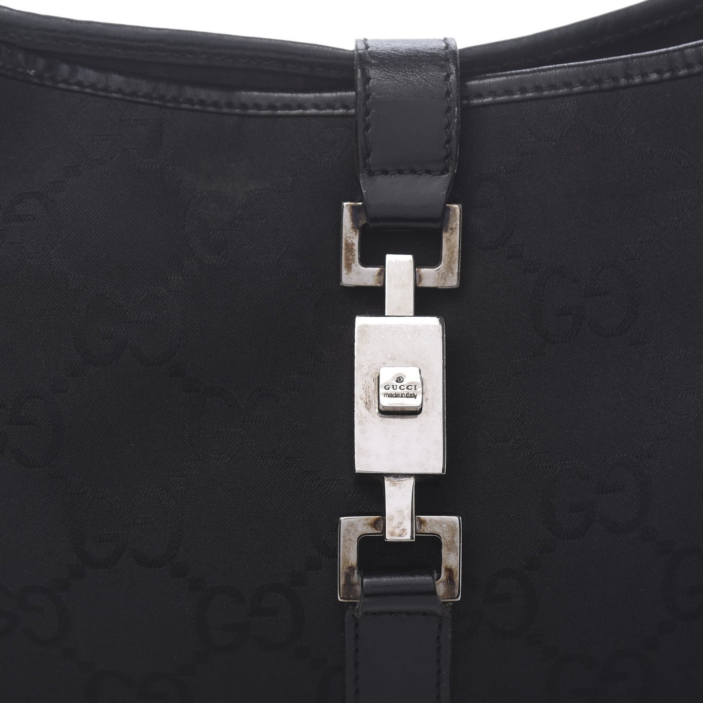 Monogram Small Jackie O Hobo Black