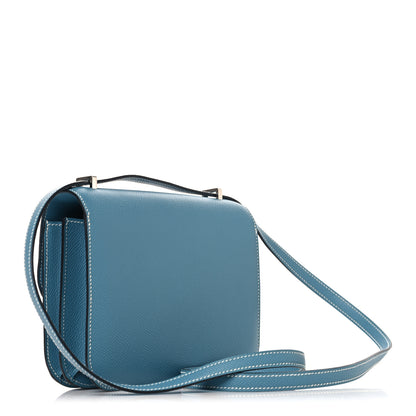 Hermes Epsom Constance 18 New Blue Jean 4 of 11