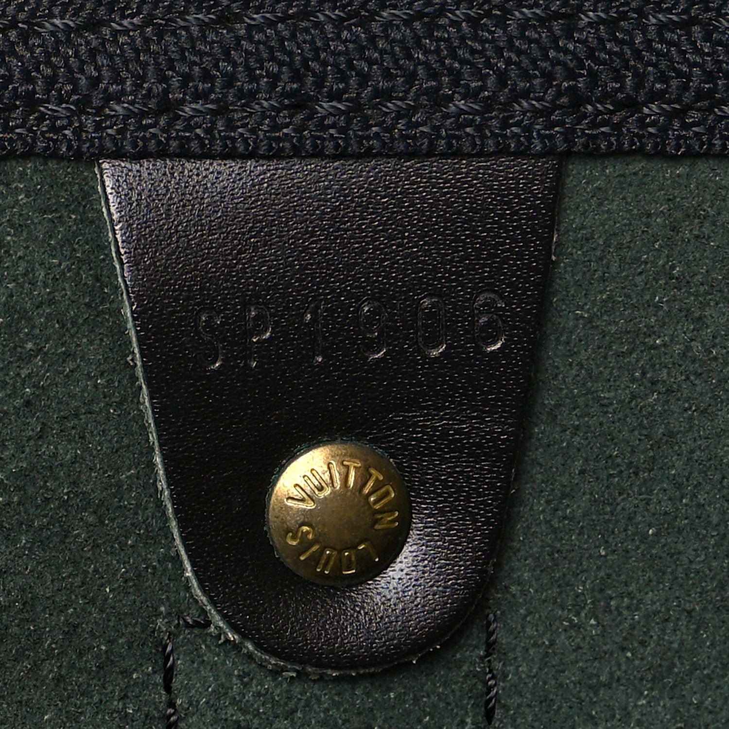 Louis Vuitton Epi Keepall 45 Black 6 of 14