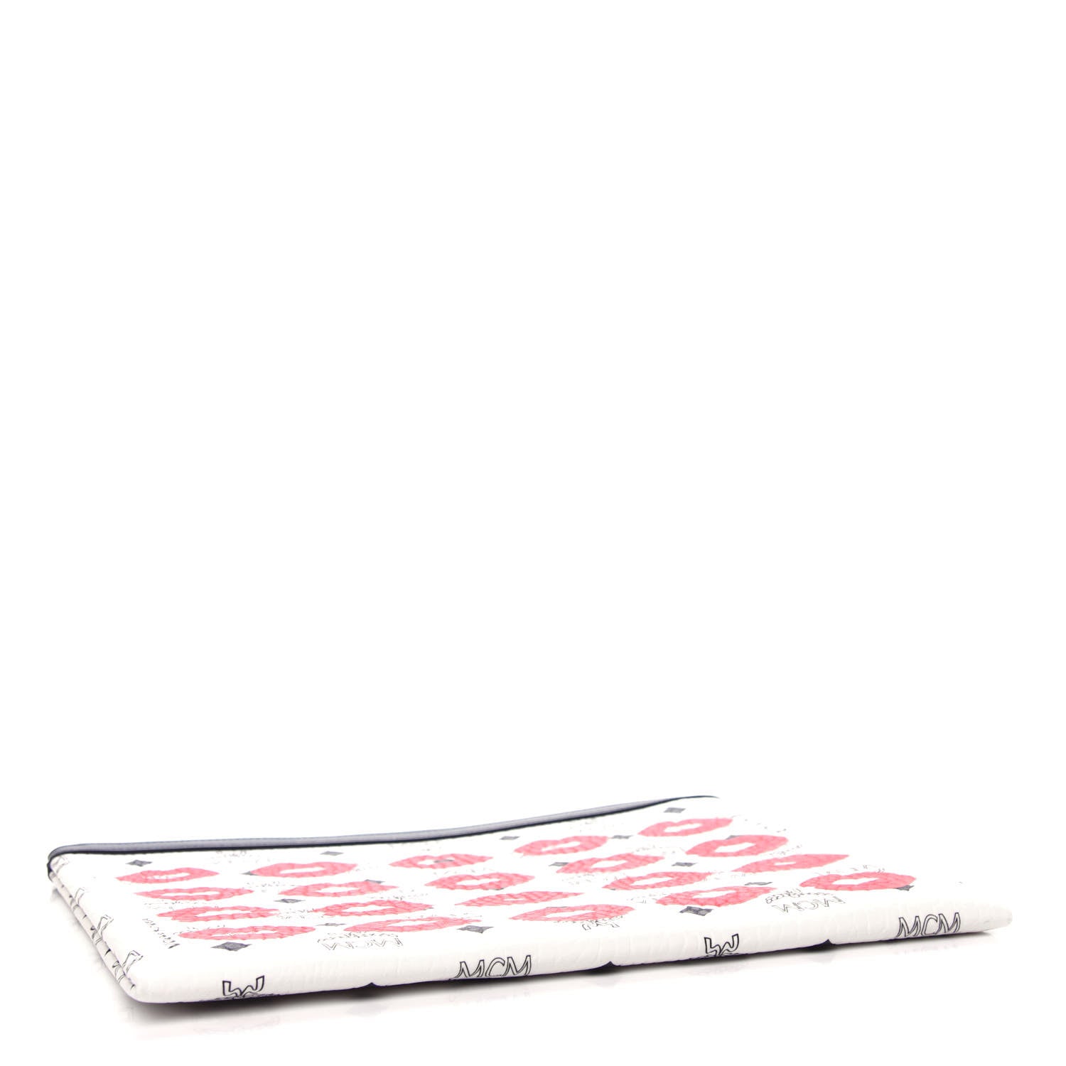 MCM Visetos X Vogue Korea Pouch White Multicolor 4 of 6