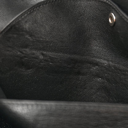 Hermes Chevre Mysore Verrou Clutch Black 8 of 14