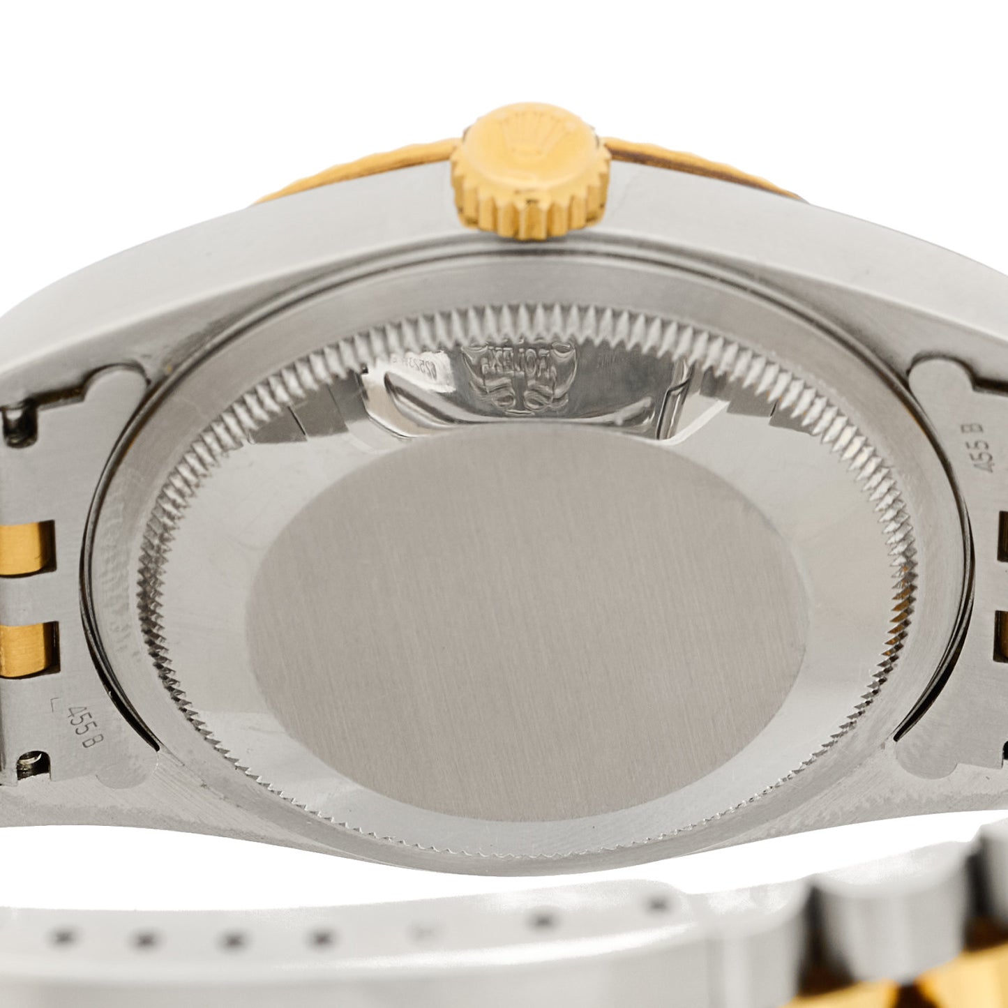 Stainless Steel 18K Yellow Gold 36mm Oyster Perpetual Datejust Watch White Roman 16233