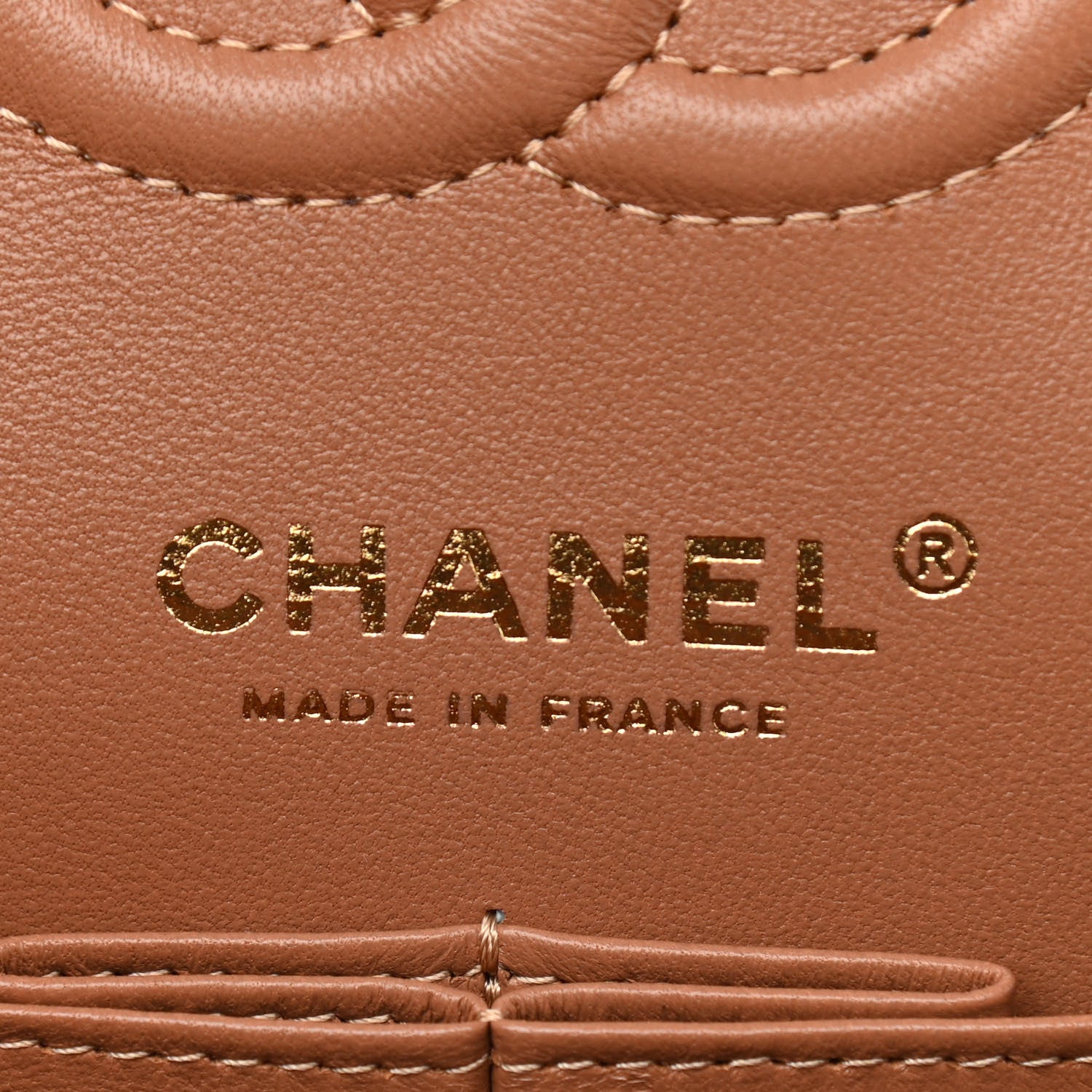 Chanel Lambskin Quilted Small Double Flap Brown 6 of 11