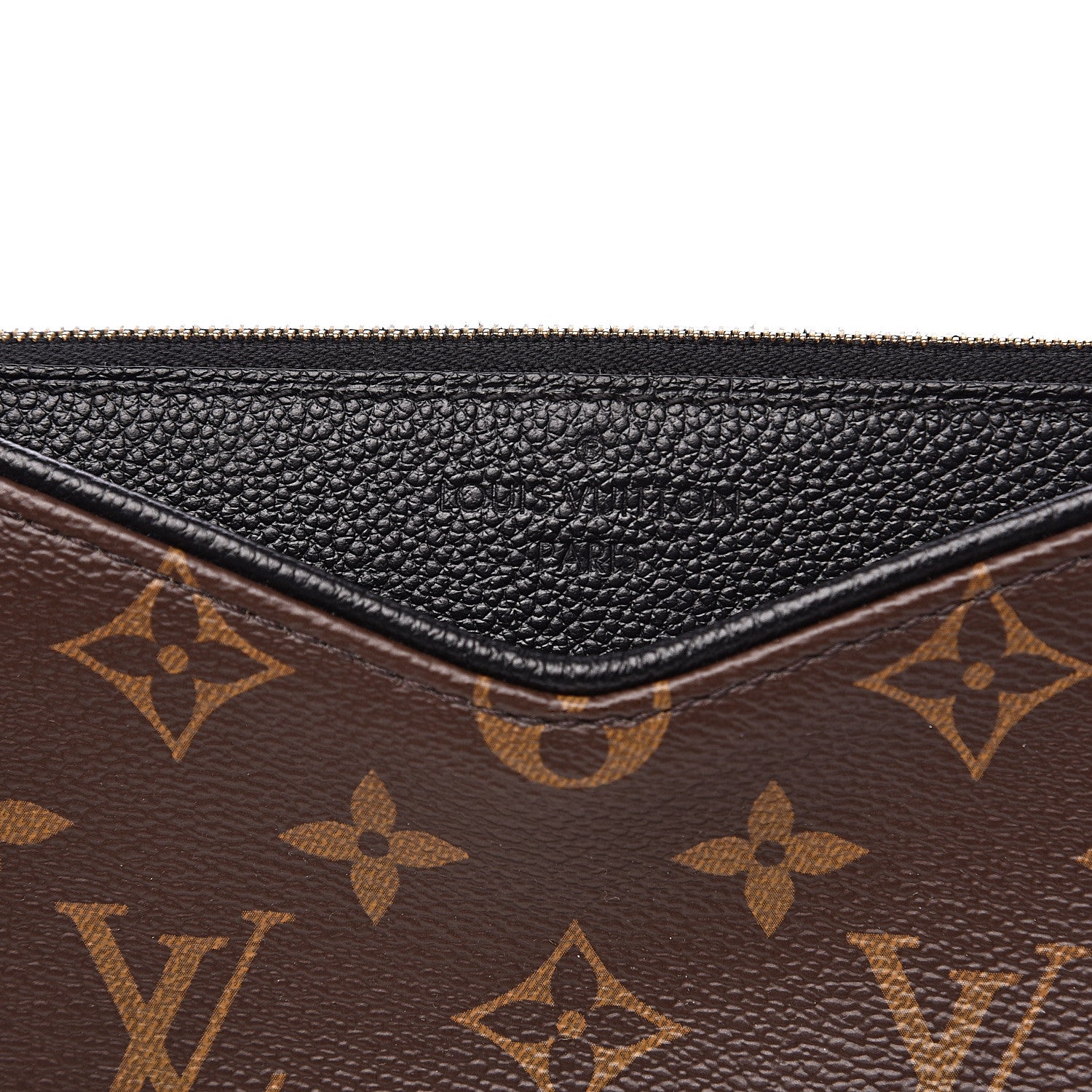 Louis Vuitton Monogram Pallas Clutch Black 9 of 10