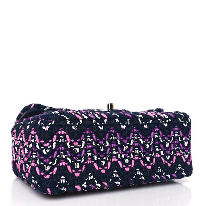 Chanel Cotton Mini Rectangular Flap Purple Multicolor 4 of 9
