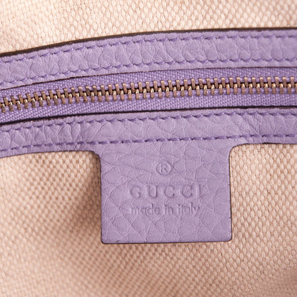 Gucci Pebbled Calfskin Soho Hobo Lilac 6 of 9
