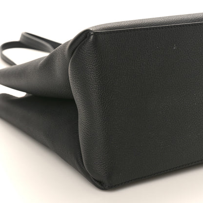 Louis Vuitton Grained Calfskin Lockme Shopper Black 10 of 14