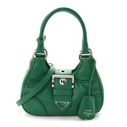 Prada Nappa Soft Padded Re-Edition 2002 Moon Bag Mango 1 of 10