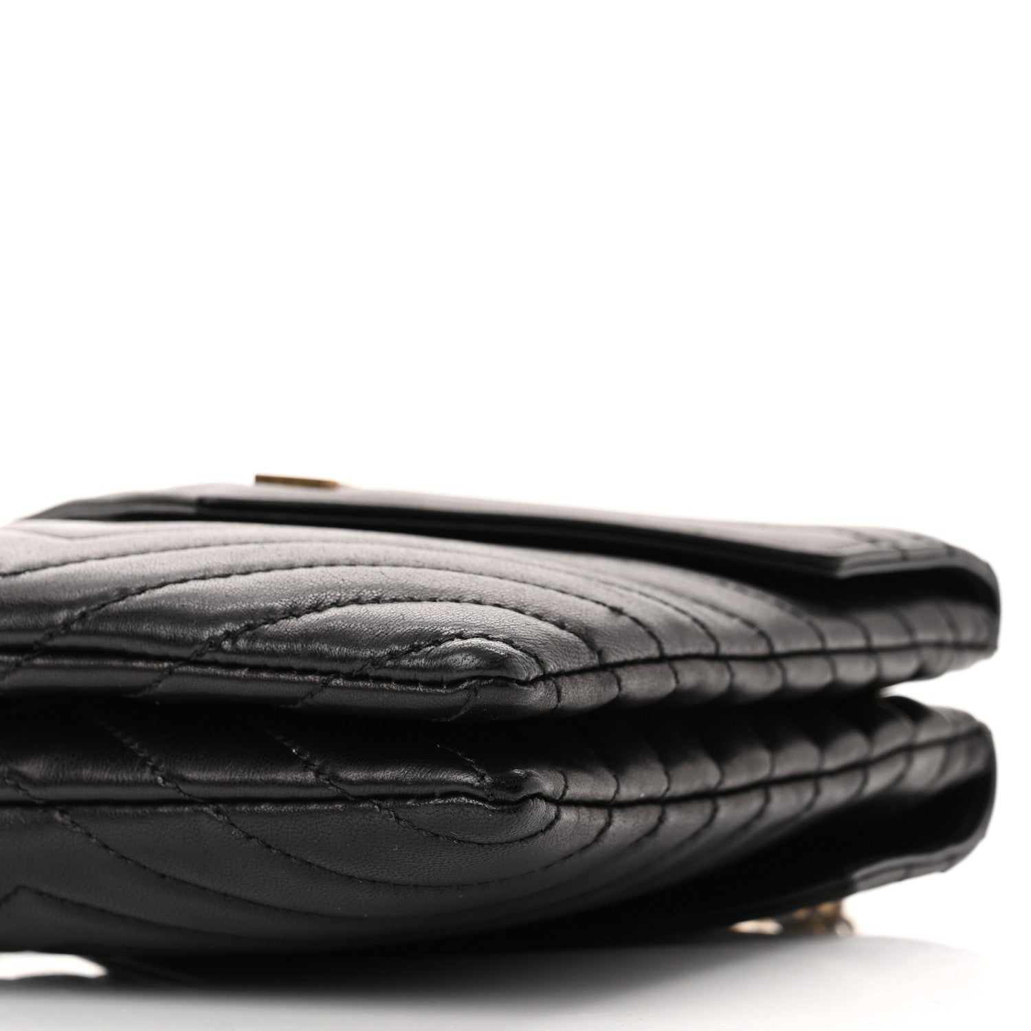 Saint Laurent Lambskin Quilted Double Flap Bag Black 10 of 10