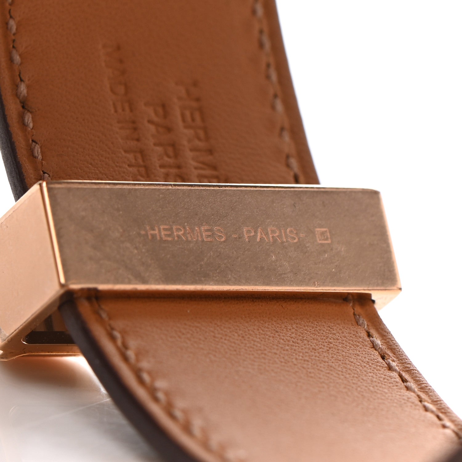 Hermes Swift Collier de Chien CDC 24 Bracelet T2 Etoupe 6 of 6