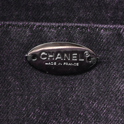 Chanel Denim Quilted Denimpression Waist Bag Purple 6 of 10