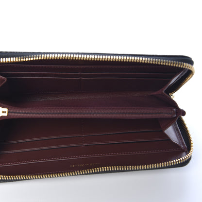 Chanel Caviar Quilted Large Gusset Zip Around Wallet Black 5 of 9