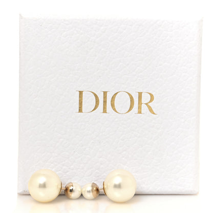 Christian Dior Pearl Mise En Dior Tribal Earrings Gold 5 of 5