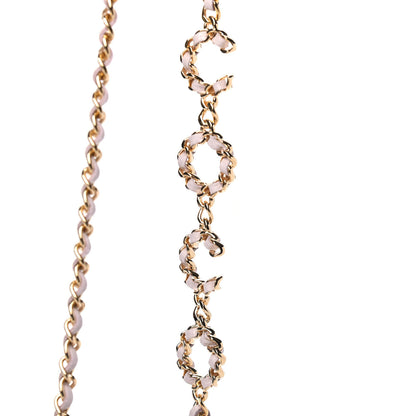Chanel Caviar Quilted Miss Coco Zip Card Holder On Chain Light Purple 4 of 4
