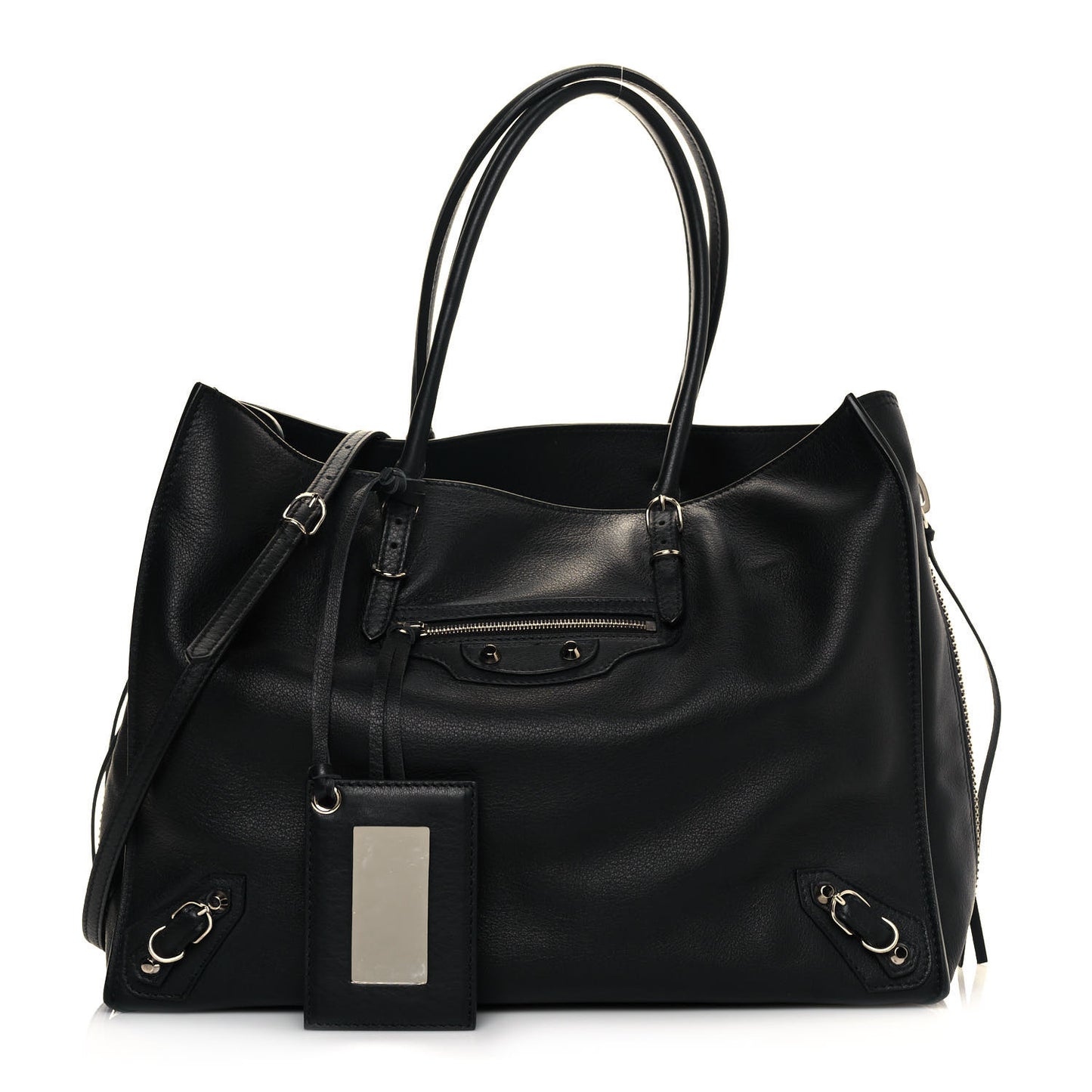 Veau Papier B4 Zip Around Tote Black