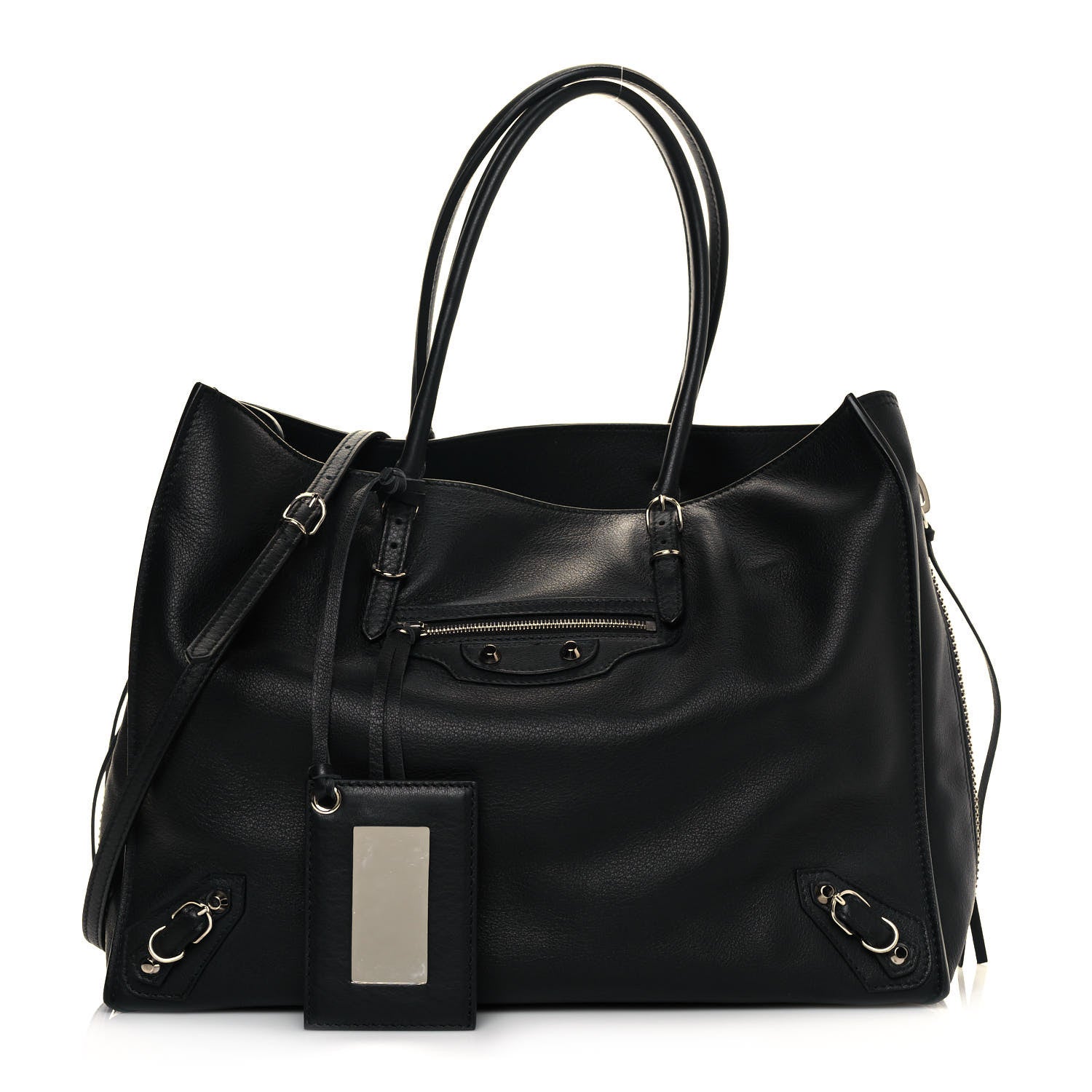 Balenciaga Veau Papier B4 Zip Around Tote Black 1 of 9