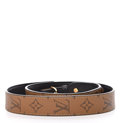 Louis Vuitton Reverse Monogram Bandouliere Shoulder Strap XL Black 2 of 6