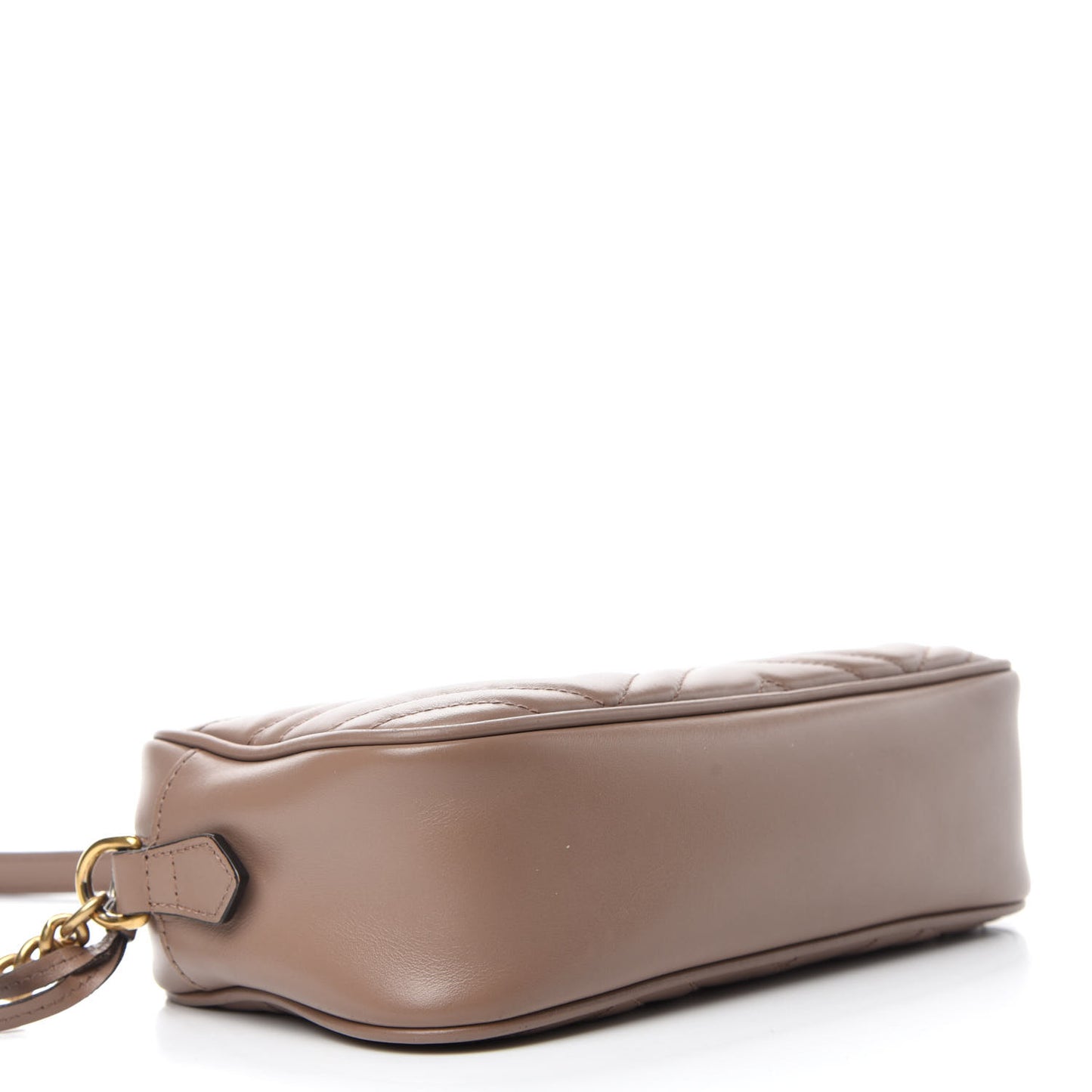 Calfskin Matelasse Small GG Marmont Chain Shoulder Bag Porcelain Rose