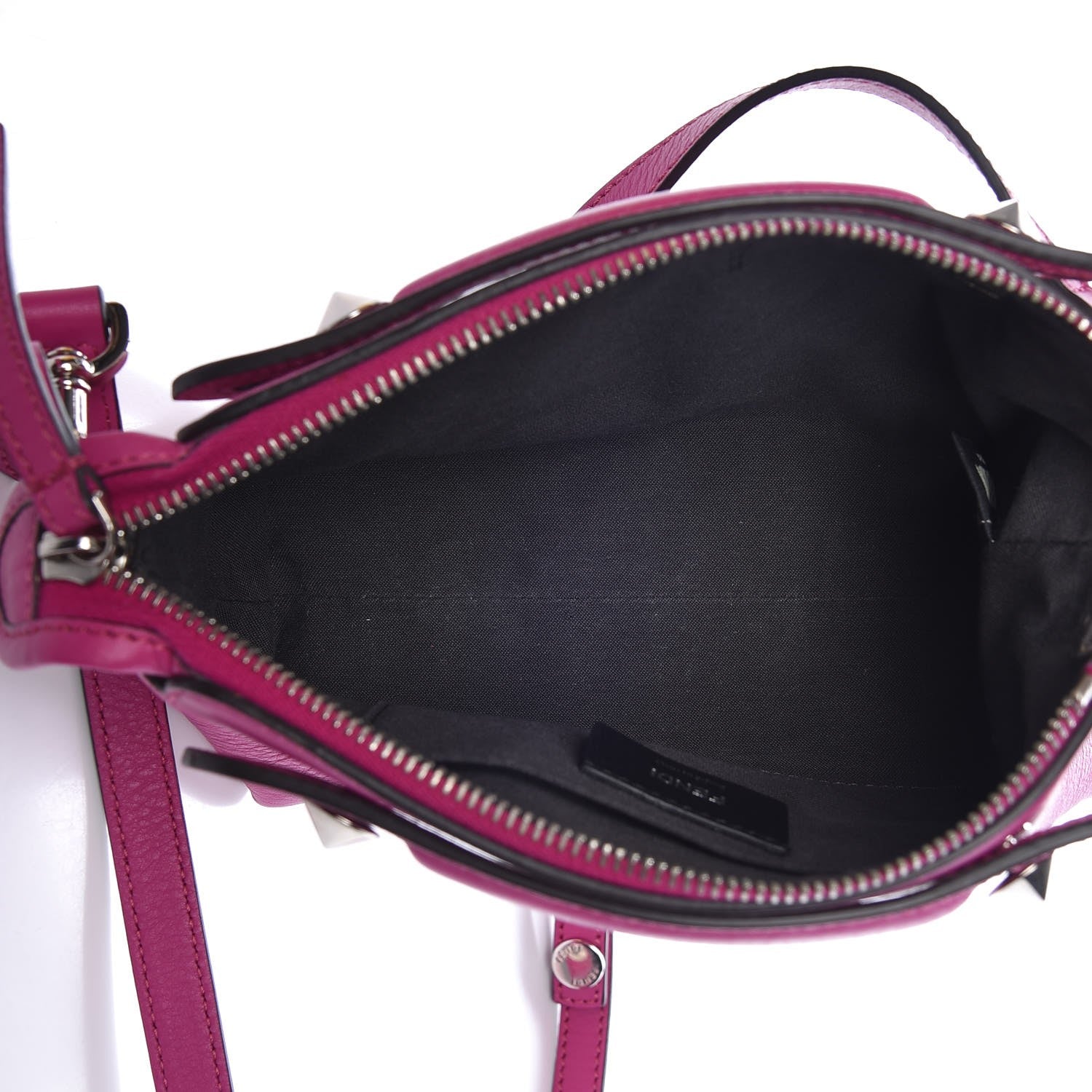 Fendi Vitello Dolce Mini By The Way Boston Bag Magenta 5 of 8