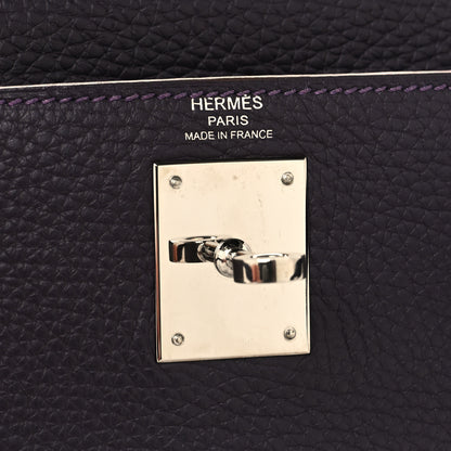 Hermes Taurillon Clemence Kelly Retourne 28 Raisin 6 of 10