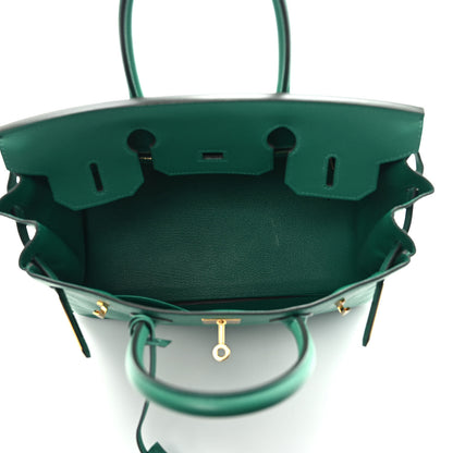 Hermes Taurillon Novillo Birkin 30 Vert Vertigo 5 of 9