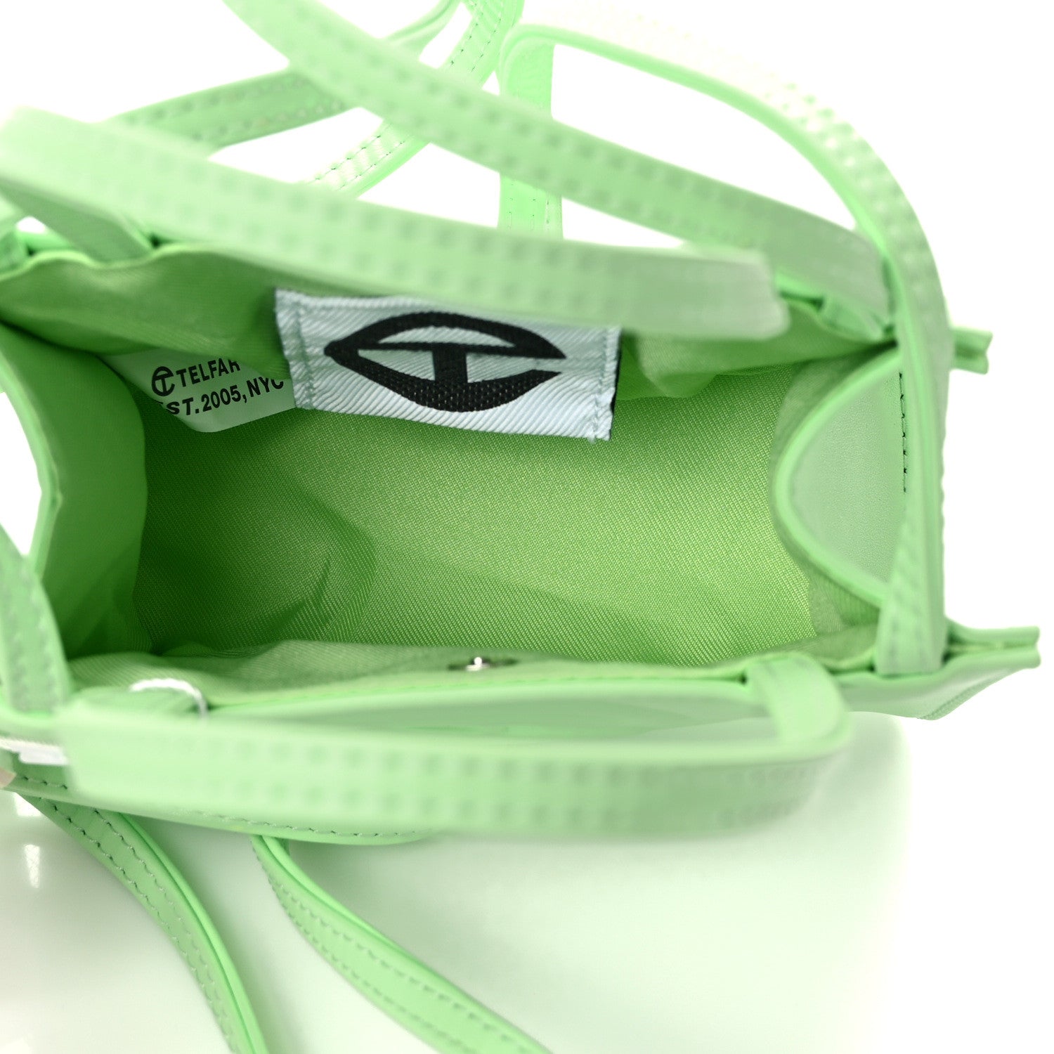 Telfar Vegan Leather Small Shopping Bag Double Mint 5 of 10