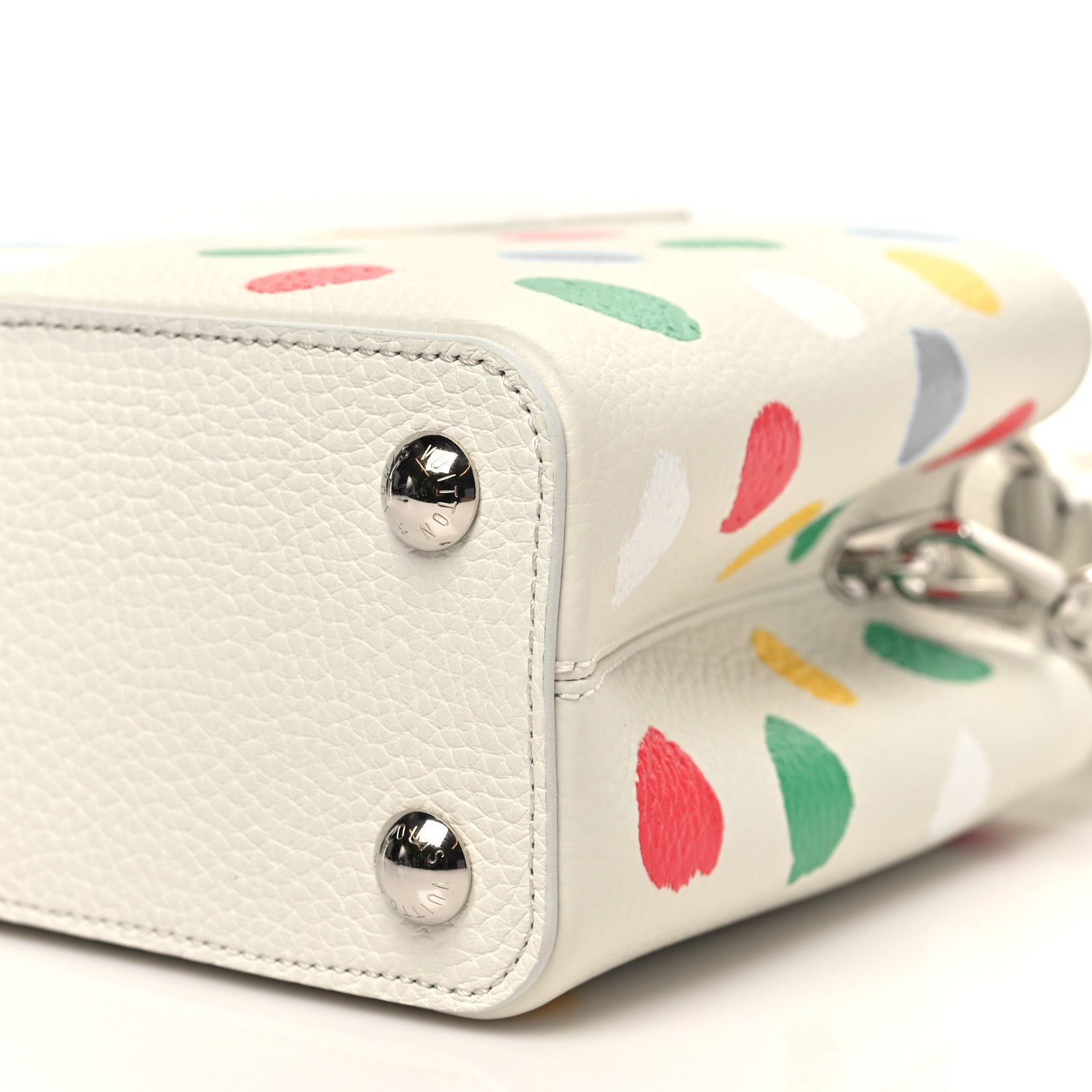 Louis Vuitton LV X YK Taurillon Capucines BB White 9 of 10