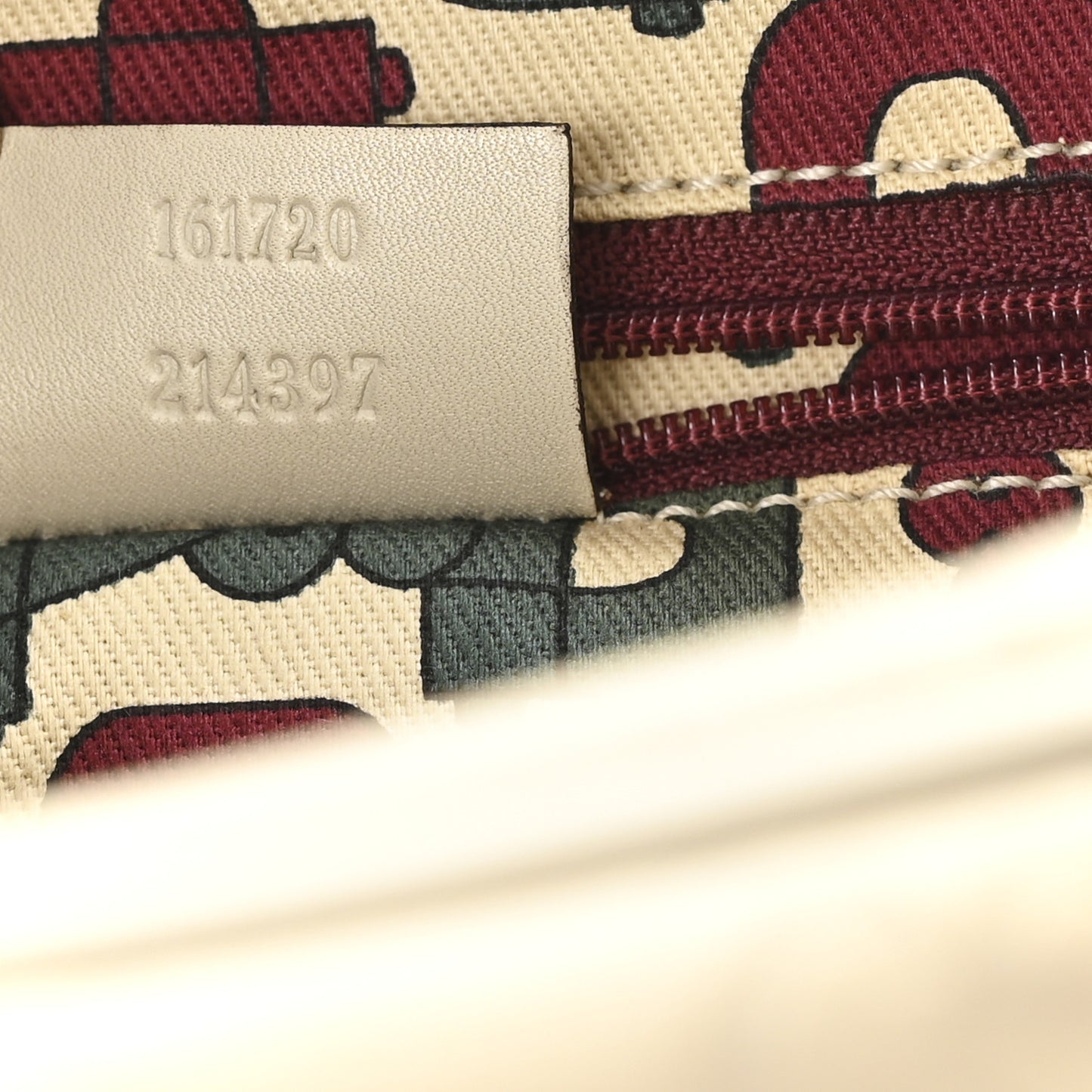 Guccissima Small Princy Satchel Off White