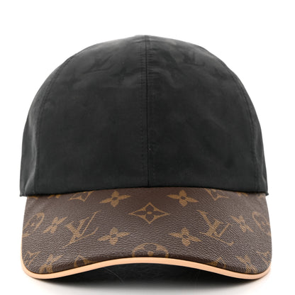 Louis Vuitton Polyester Silk Monogram LV Get Ready Cap M Black 3 of 10