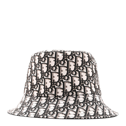 Christian Dior Oblique Reversible Teddy-D Brim Bucket Hat 59 Black 6 of 14