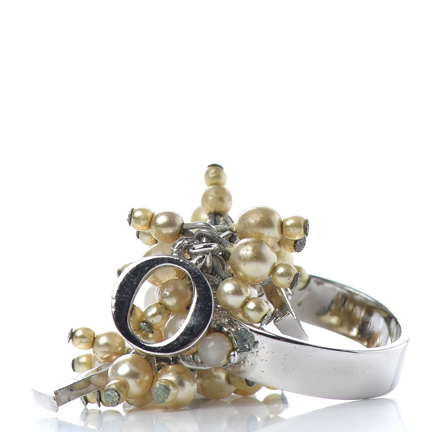 Pearl Star Logo Ring 7 Silver