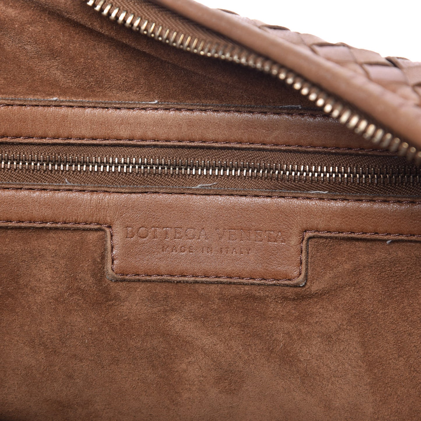 Nappa Intrecciato Large Veneta Hobo Noce