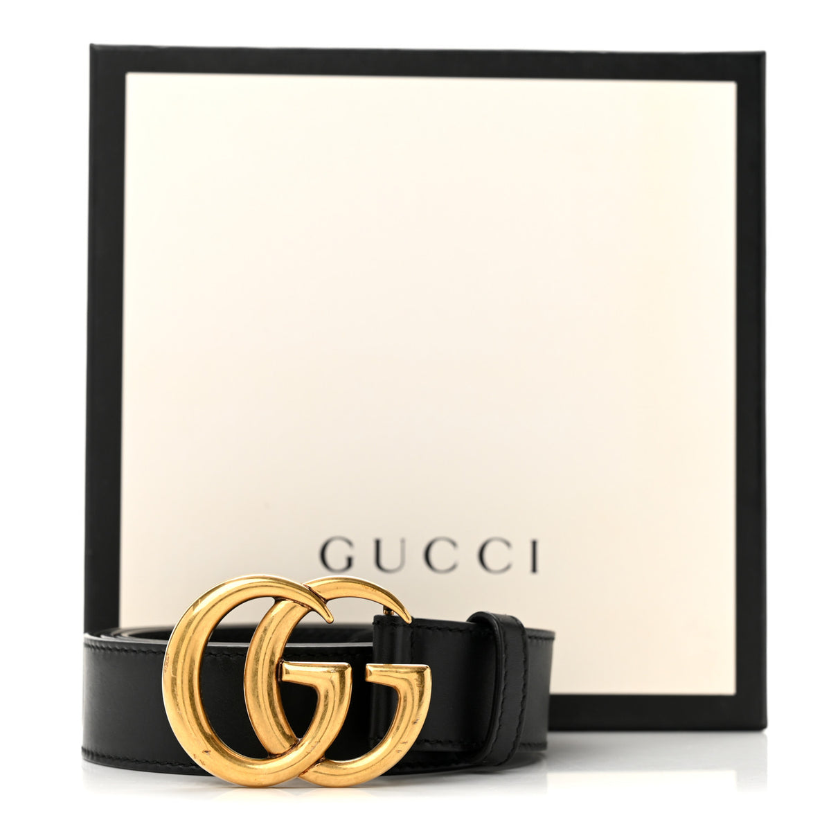 Gucci Calfskin Double G 30mm Belt 90 36 Black 8 of 8