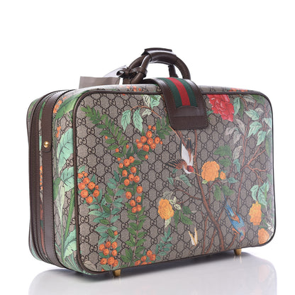 Gucci GG Supreme Monogram Tian Web Suitcase Beige Multicolor New Acero 3 of 12