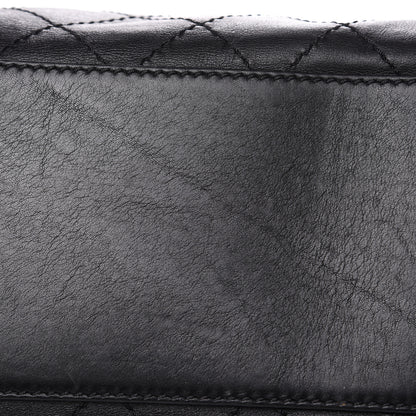 Chanel Calfskin Stitched Bowling Bag Black 11 of 13