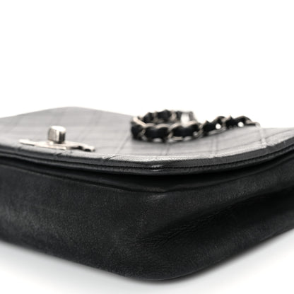 Chanel Calfskin Diamond Embossed New Chic Flap Black 10 of 11