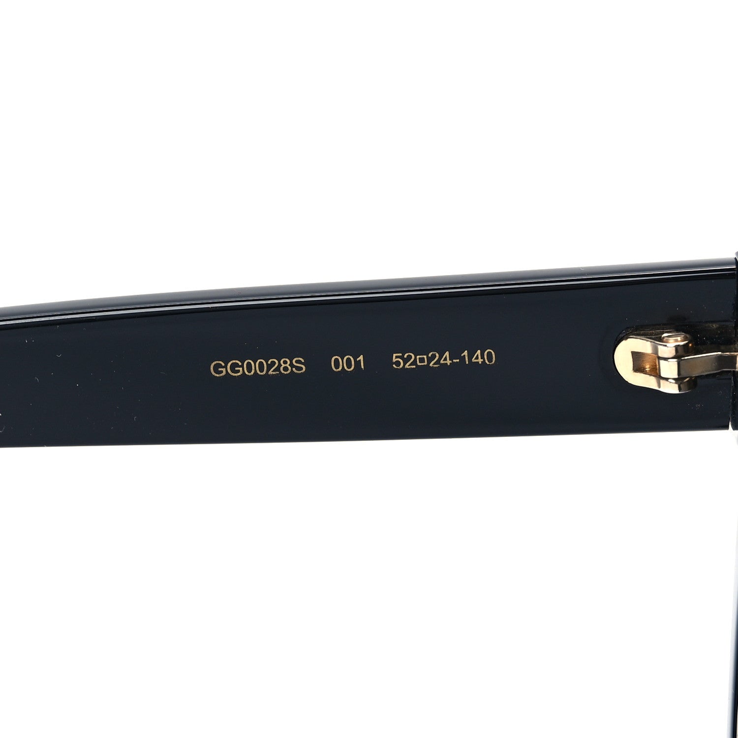 Gucci Round GG Sunglasses GG0028S Black 7 of 7