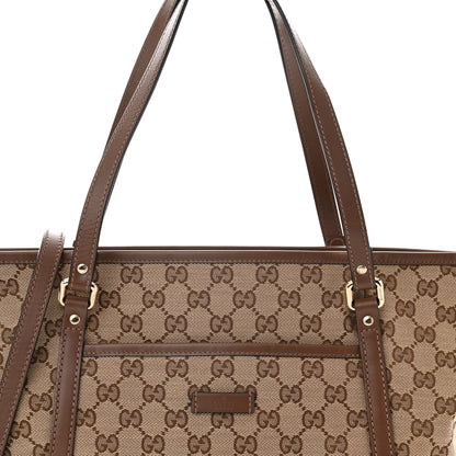 Gucci GG Supreme Monogram Medium Joy Tote Brown 8 of 11