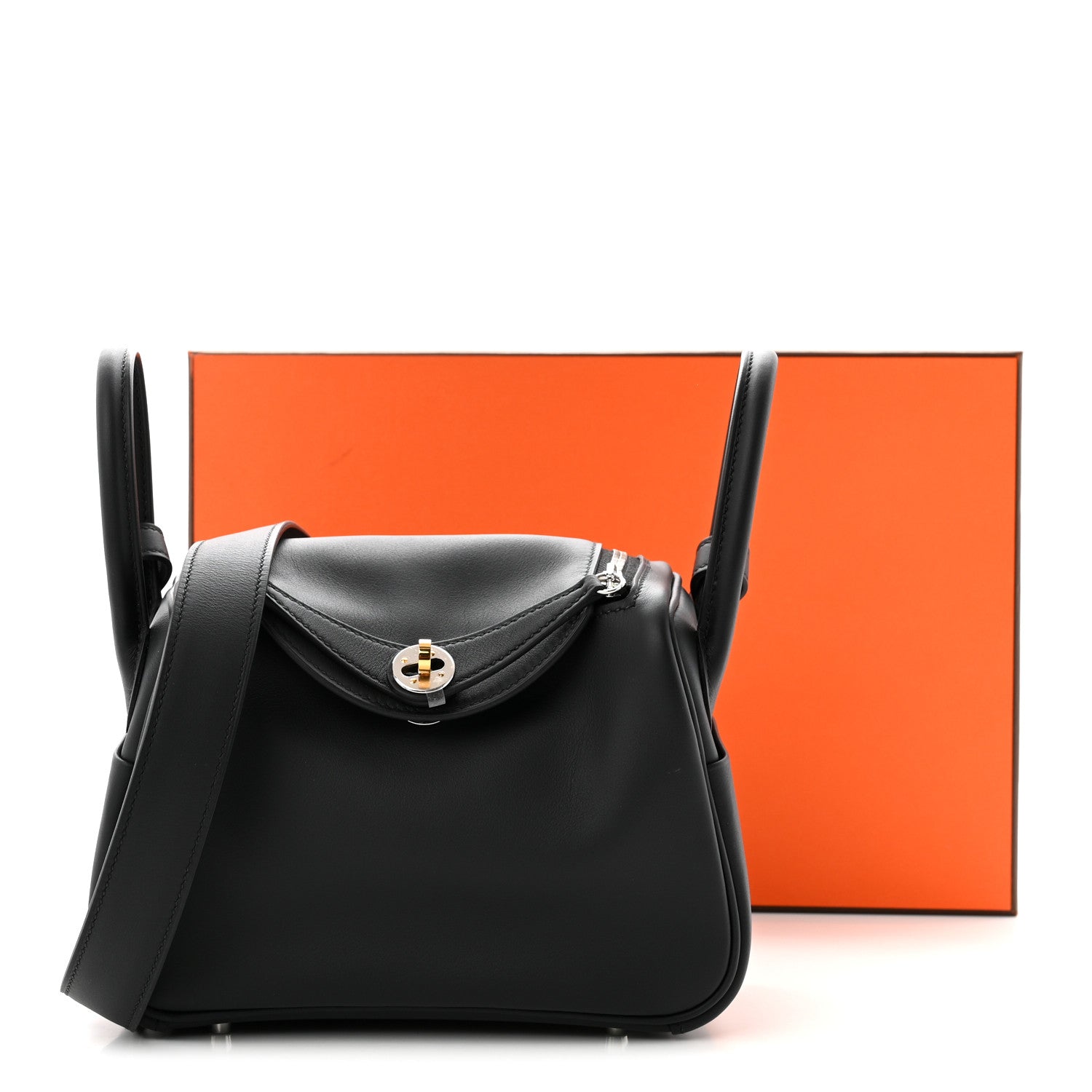 Hermes Swift Mini Lindy 20 Black 11 of 11