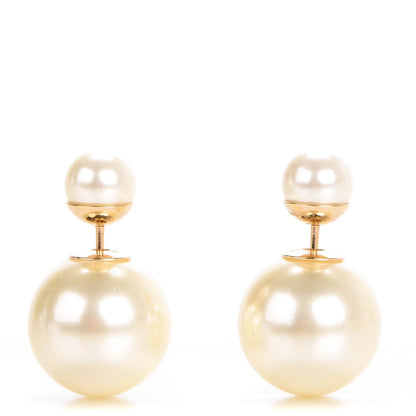 Christian Dior Pearl Mise En Dior Tribal Earrings 1 of 5