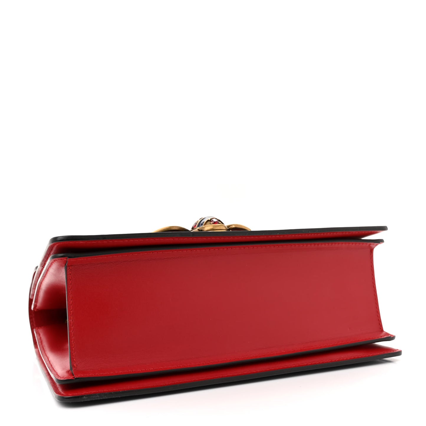 Calfskin Sylvie Web Small Queen Margaret Top Handle Bag Blue Agata Hibiscus Red Mystic White Sugar Pink