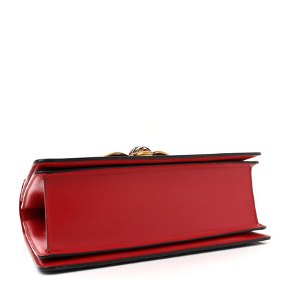 Gucci Calfskin Sylvie Web Small Queen Margaret Top Handle Bag Blue Agata Hibiscus Red Mystic White Sugar Pink 4 of 13