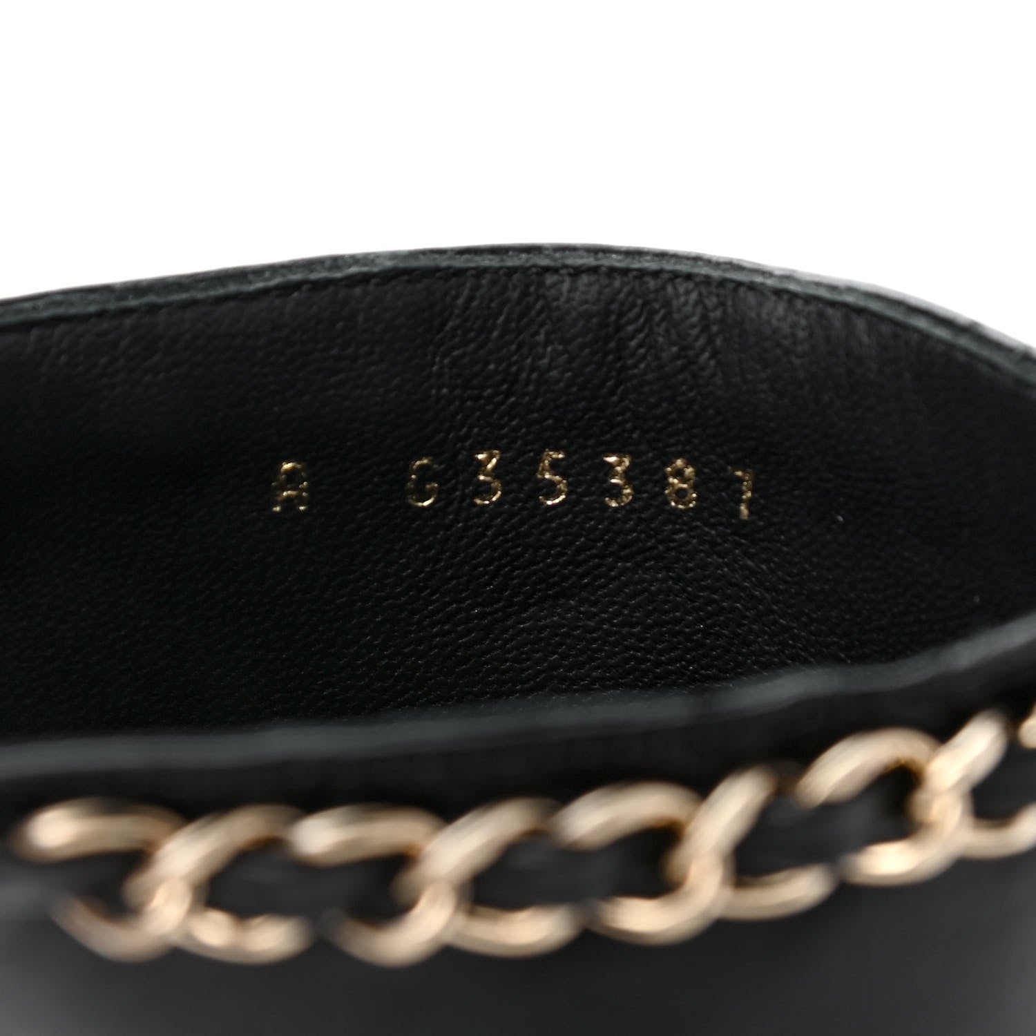 Chanel Lambskin Grosgrain Cap Toe Chain Mule 36.5 Black 8 of 12